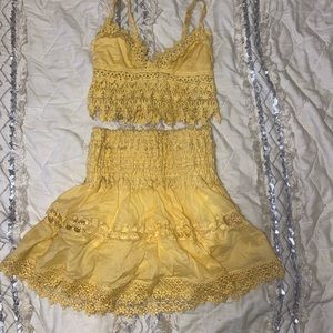 Skylar + Madison Yellow Two-Piece Set